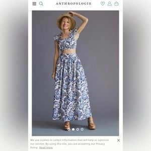 Forever that girl two piece set from Anthropologie.. sold out online, size xxs